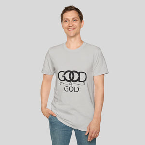 Good is God Unisex Softstyle T-Shirt – Inspirational Faith Tee