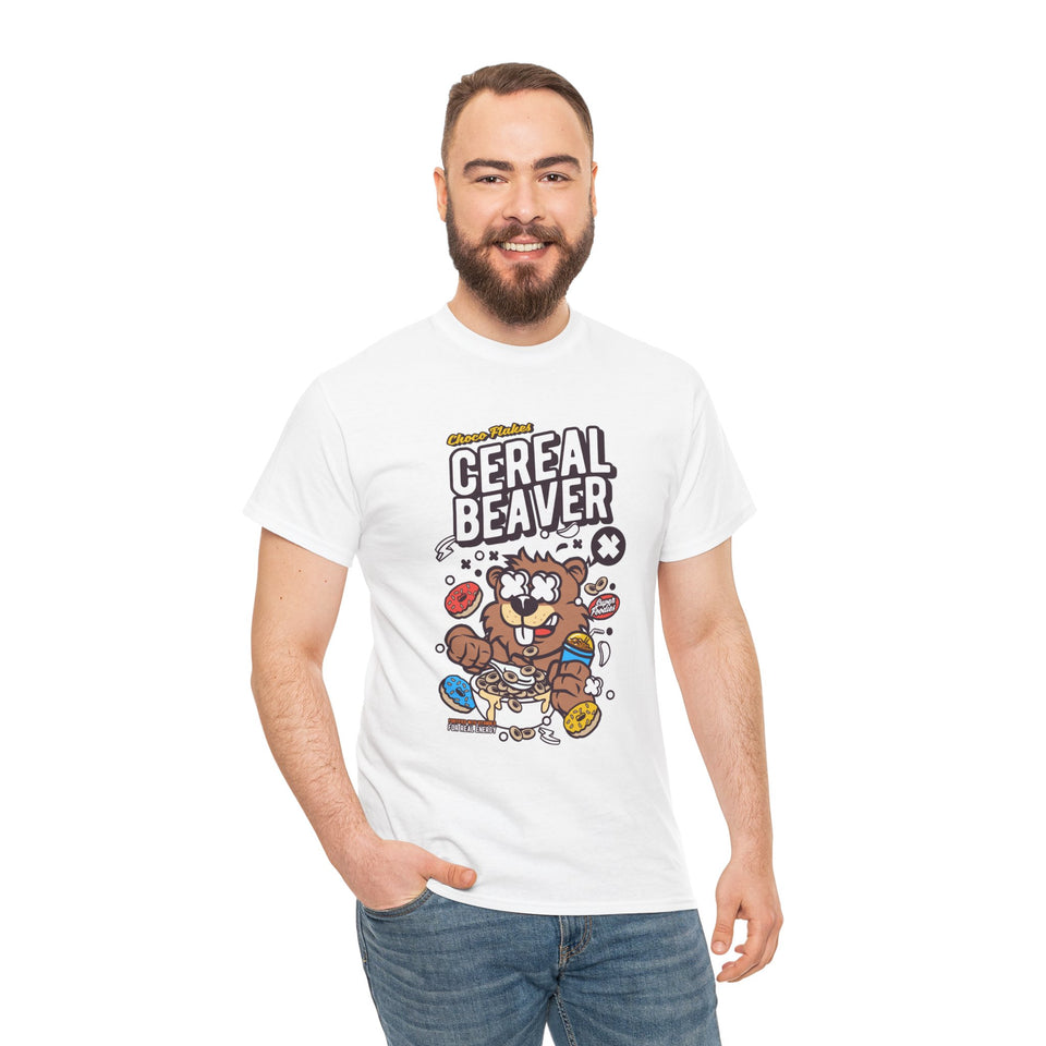 Cereal Beaver Unisex Heavy Cotton Tee