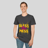 Bless This Mess Unisex Softstyle T-Shirt - Fun & Comfy Graphic Tee for Everyday Wear