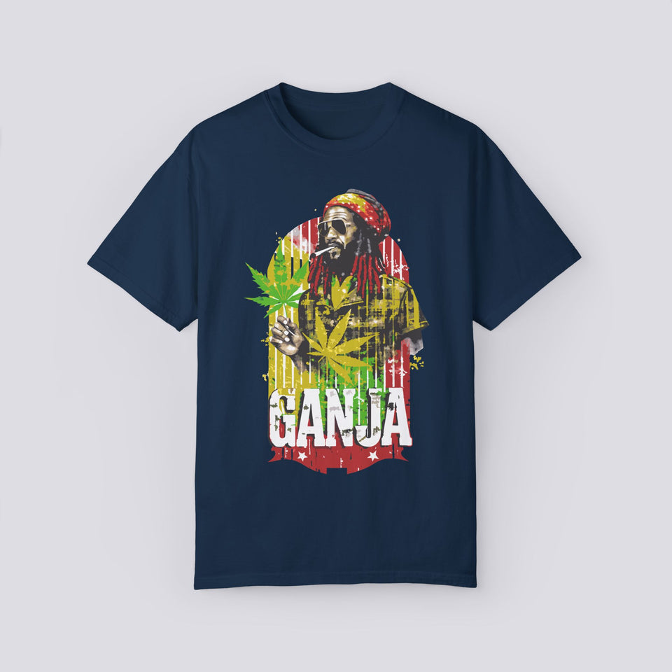 Ganja Vibes Garment-Dyed T-Shirt