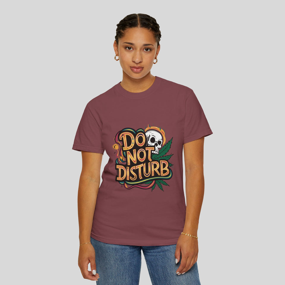 Do Not Disturb Skull Unisex Graphic T-Shirt