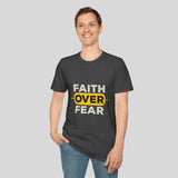 Faith Over Fear Unisex Softstyle T-Shirt - Inspirational Graphic Tee