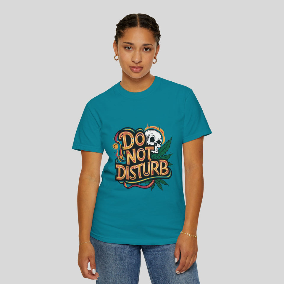 Do Not Disturb Skull Unisex Graphic T-Shirt