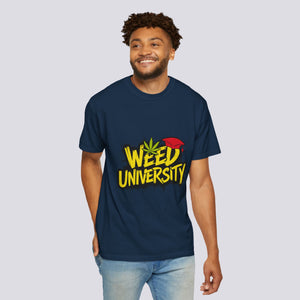 Weed University Unisex Garment-Dyed T-Shirt