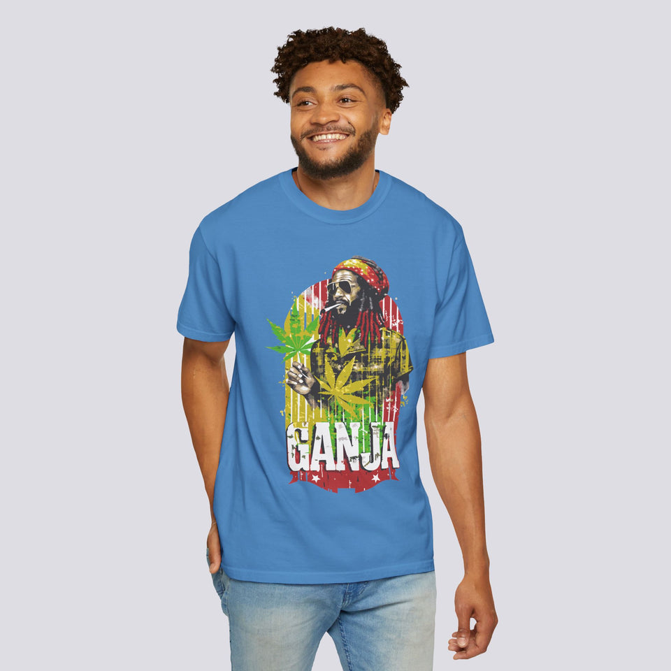 Ganja Vibes Garment-Dyed T-Shirt