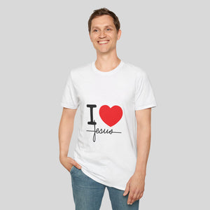 I Love Jesus Unisex Softstyle T-Shirt - Faith & Love Tee