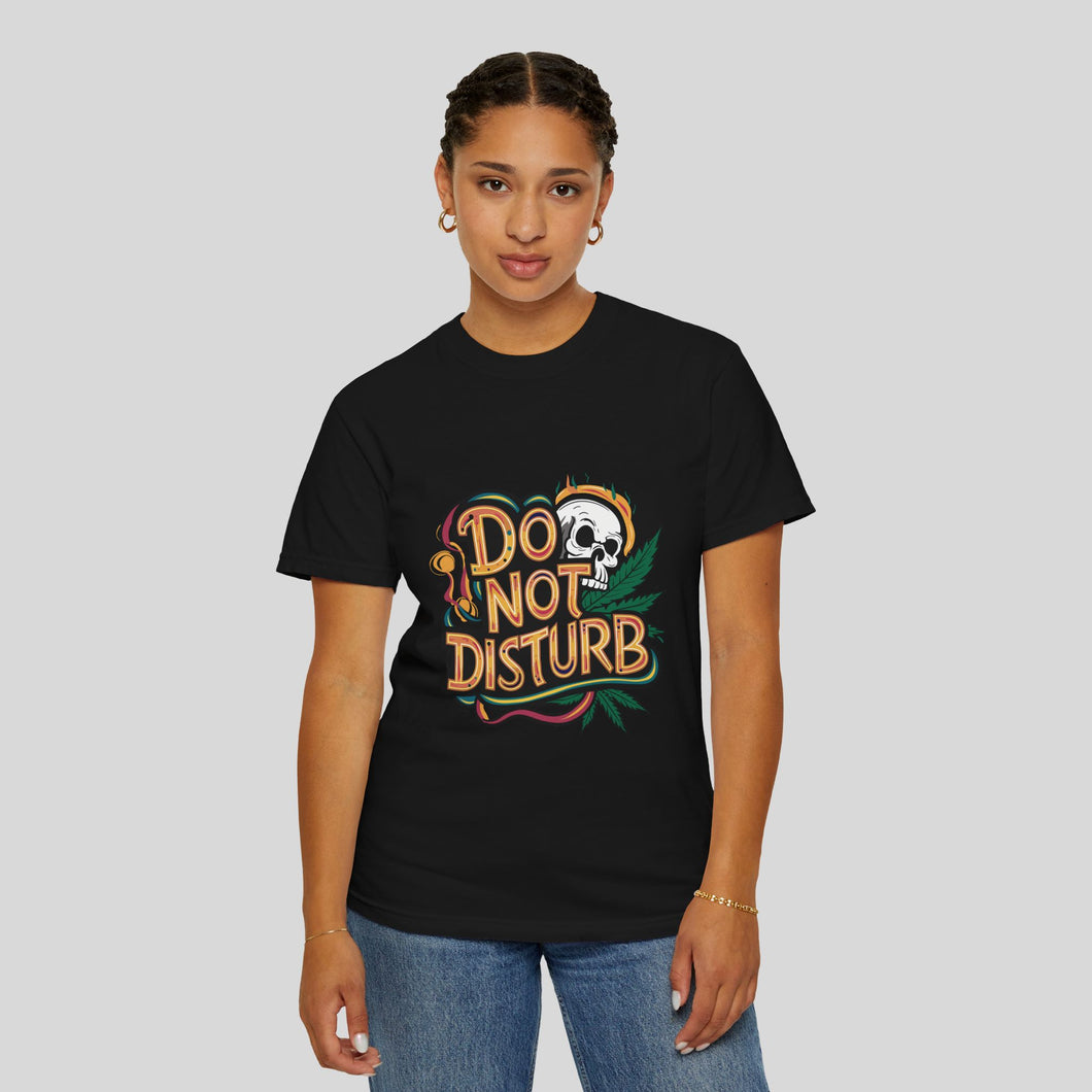 Do Not Disturb Skull Unisex Graphic T-Shirt