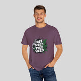 'Free Weed' Unisex Garment-Dyed T-Shirt