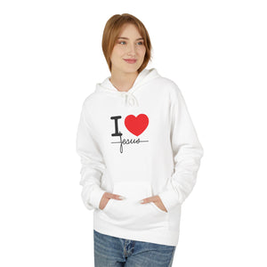 I Love Jazz Unisex Softstyle Fleece Hoodie – Perfect Gift for Music Lovers