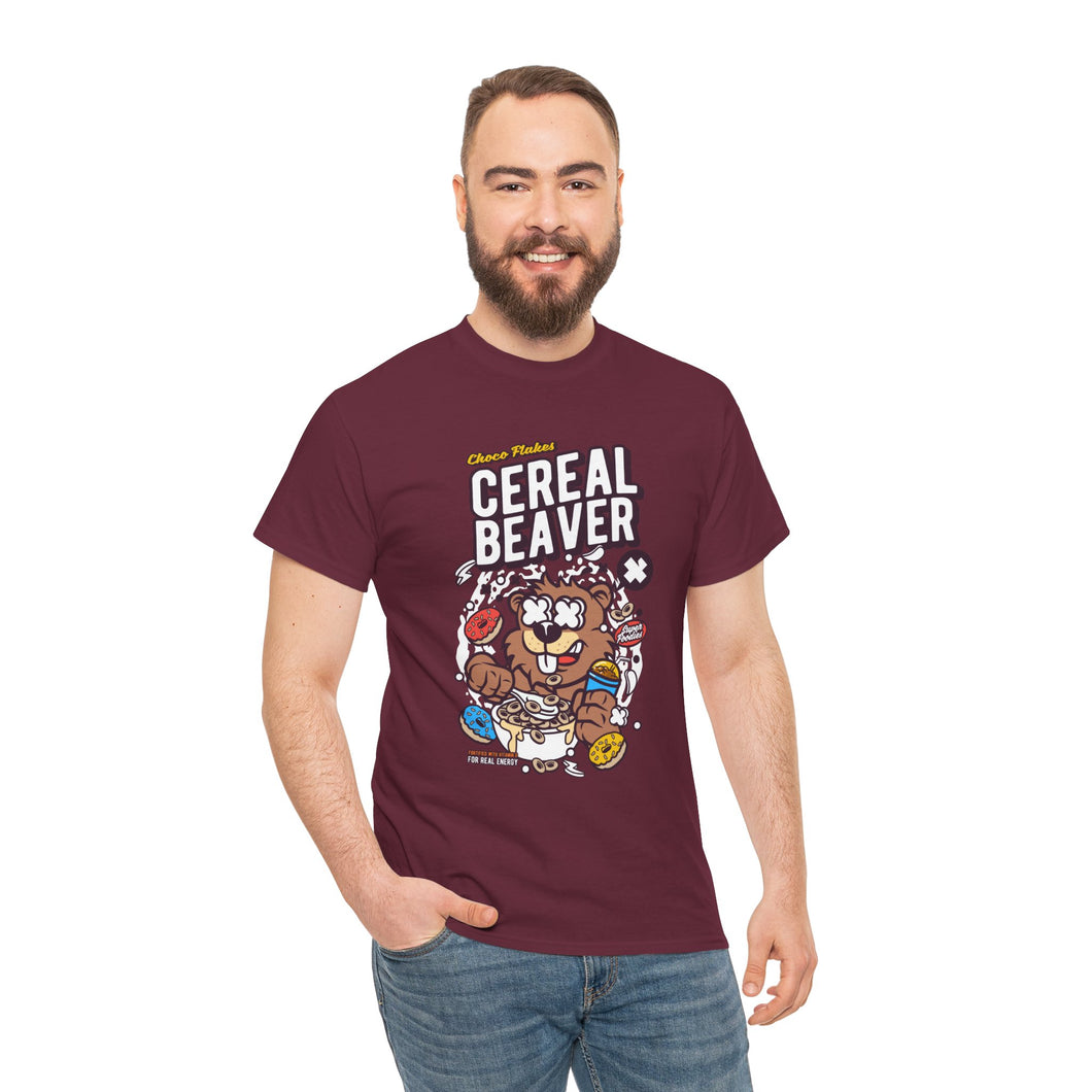 Cereal Beaver Unisex Heavy Cotton Tee