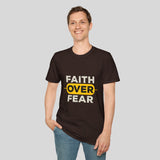 Faith Over Fear Unisex Softstyle T-Shirt - Inspirational Graphic Tee