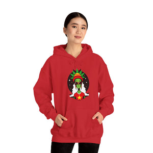 Colorful Alien Queen Unisex Hooded Sweatshirt