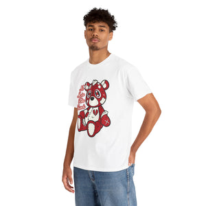 Cute Bear Graphic Unisex Cotton Tee