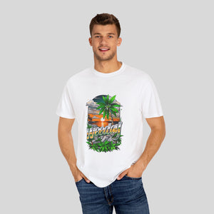 Weedy Sunset Unisex Garment-Dyed T-Shirt