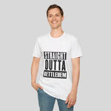 Straight Outta Bettlehem Unisex Softstyle T-Shirt - Trendy Graphic Tee for All Occasions