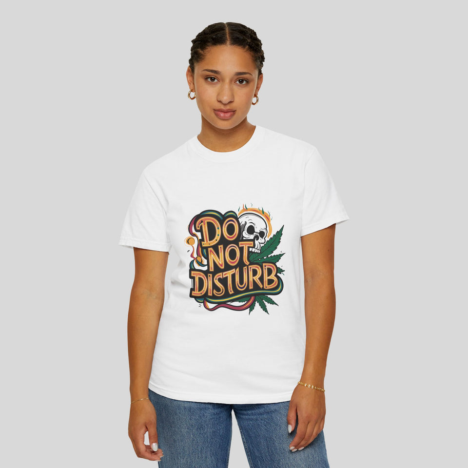 Do Not Disturb Skull Unisex Graphic T-Shirt