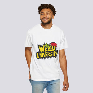 Weed University Unisex Garment-Dyed T-Shirt