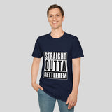 Straight Outta Bettlehem Unisex Softstyle T-Shirt - Trendy Graphic Tee for All Occasions