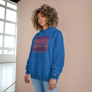 Funny Quote Champion Hoodie - 'There's Bullshit Everywhere'