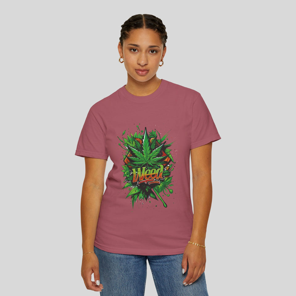 Vintage Weed Graphic Unisex T-Shirt - Perfect for Chill Vibes and Cannabis Lovers