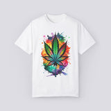 Colorful Cannabis Leaf Unisex T-Shirt