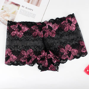 Lace Panties Ladies Sheer Mesh Splicing